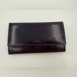 Daniel Amoda Purple Leather Wallet